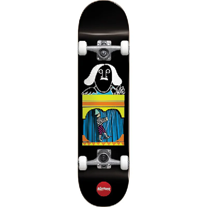 Almost Puppet Master Black First Push 8.125" Skateboard