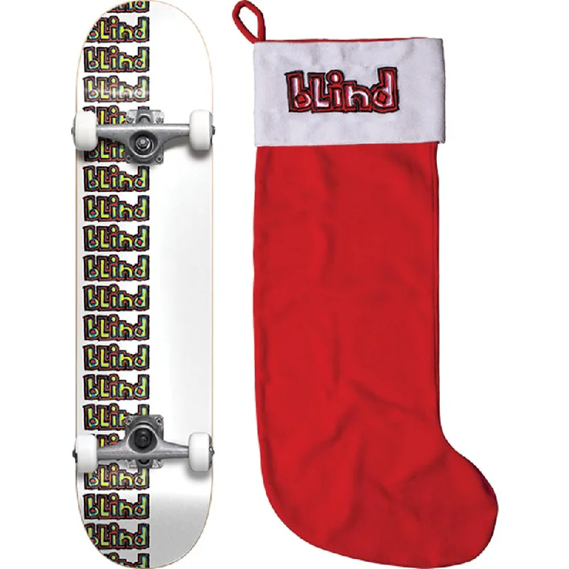 Blind Repeat Rail White W/Stocking 7.37" Skateboard