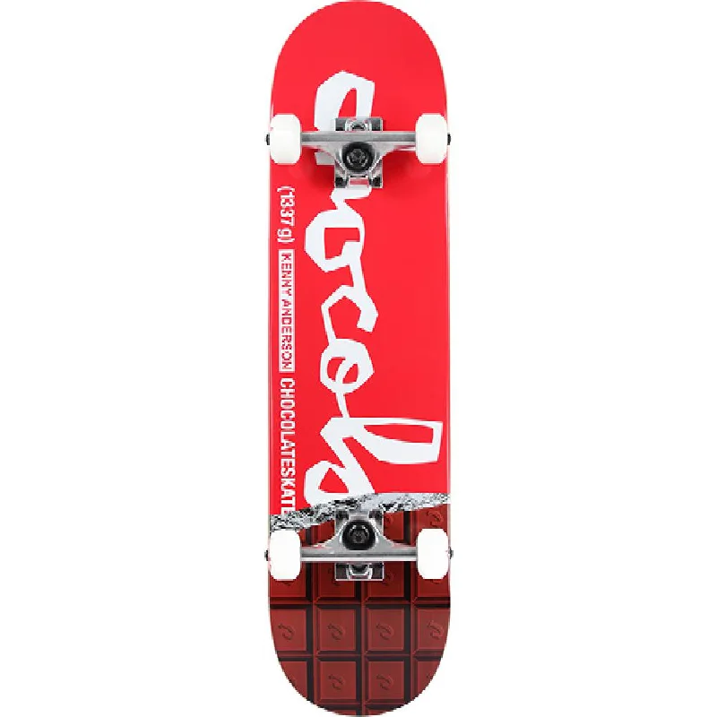 Chocolate Anderson Chocolate Bar in Red 7.75" Skateboard