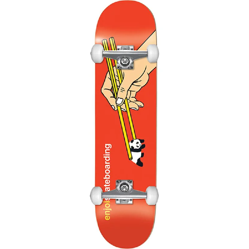 Enjoi Chop Sticks First Push in Red 7.375" Skateboard