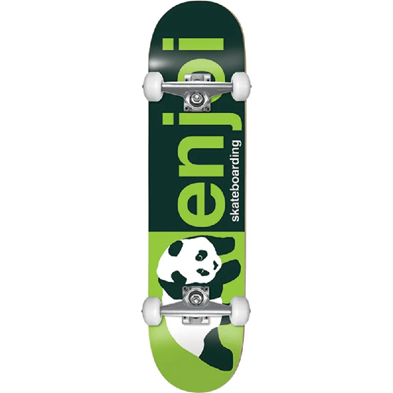 Enjoi Half And Half Green 8.0" Complete Skateboard