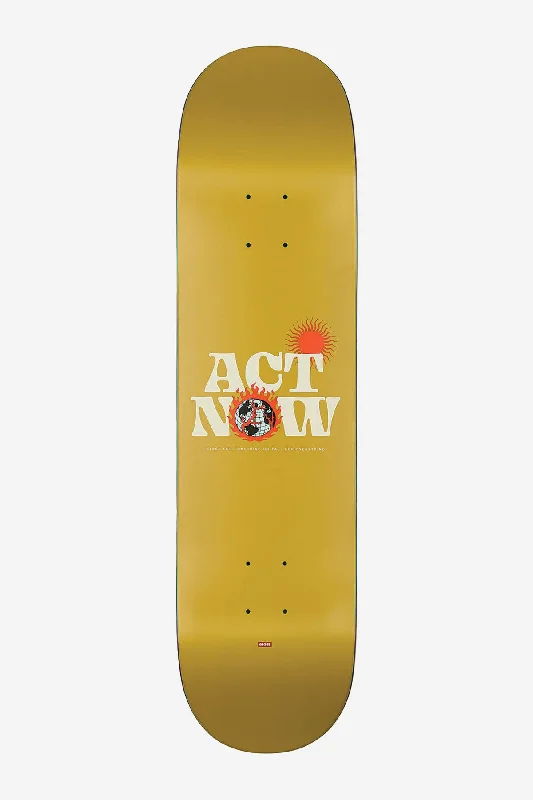 G1 Act Now - Mustard - 8.0" Skateboard Deck