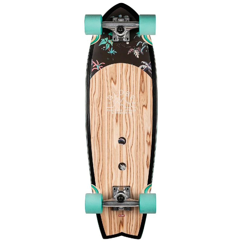 Globe Sun City 30" Complete Cruiser Skateboard - Olivewood/Neon Jungle