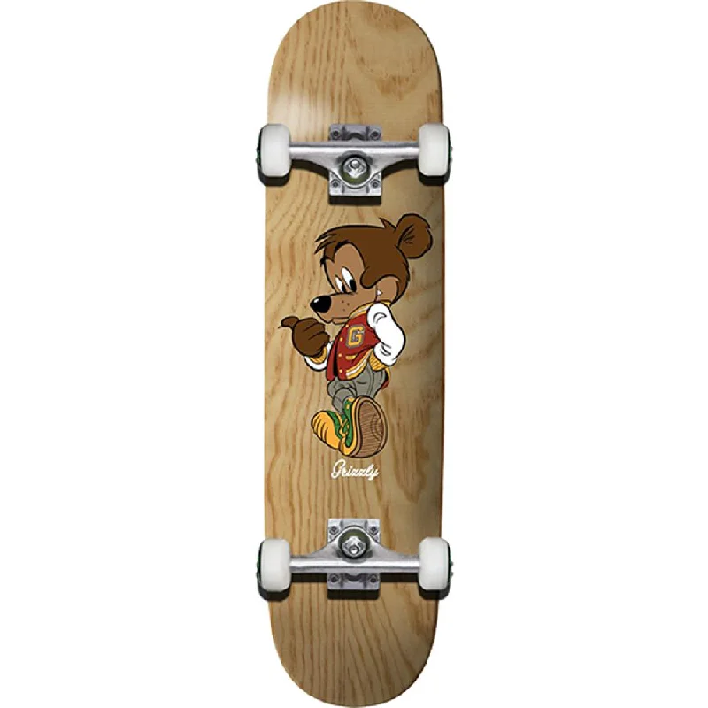 Grizzly Head Of The Class Brown 7.5" Complete Skateboard