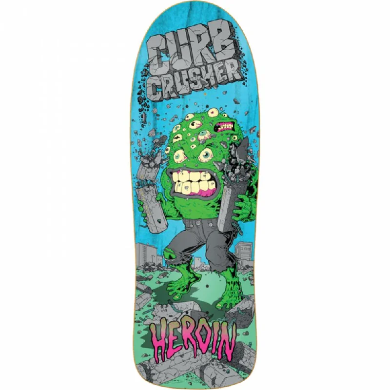 Heroin Curb Crusher Xl Barf 10.25 Skateboard Deck