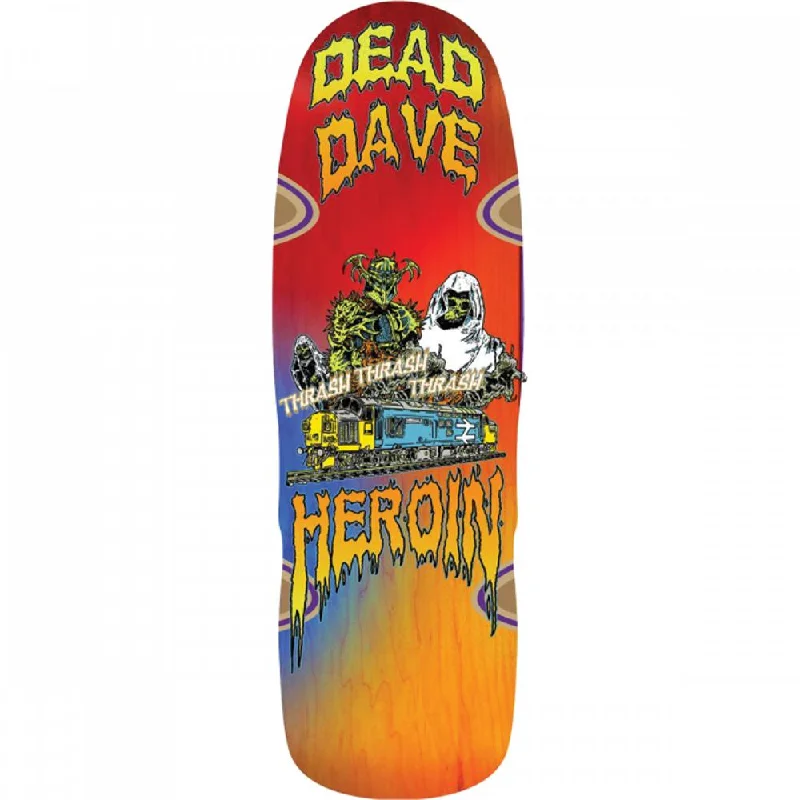 Heroin Dead Dave Ghost Train 10" Skateboard Deck