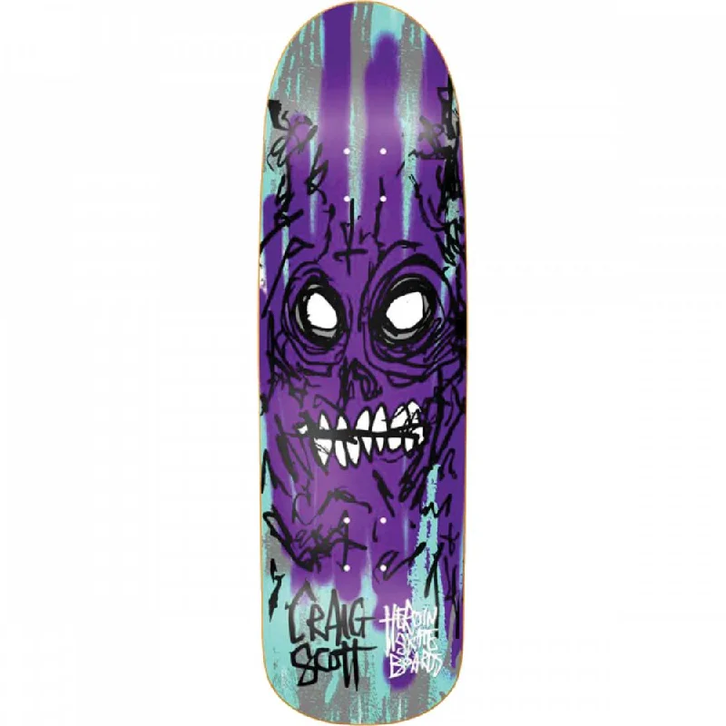 Heroin Questions Savages 9" Skateboard Deck