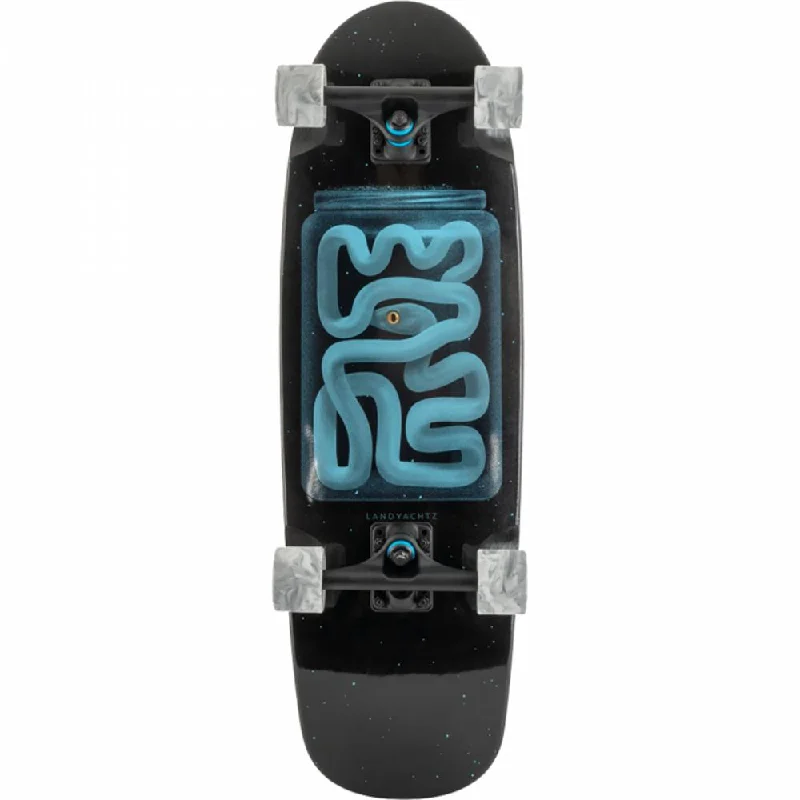 Landyachtz Tugboat Midnight Snek 9" Black/Blue Skateboard