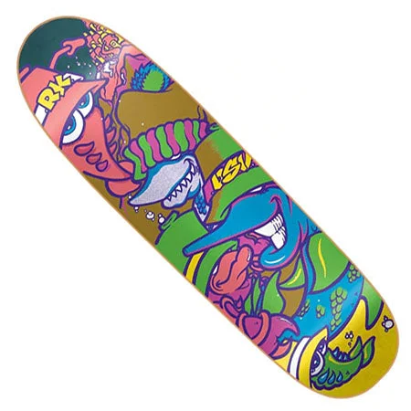 New Deal Skateboards Knigge DSV Heat Transfer Shaped Deck