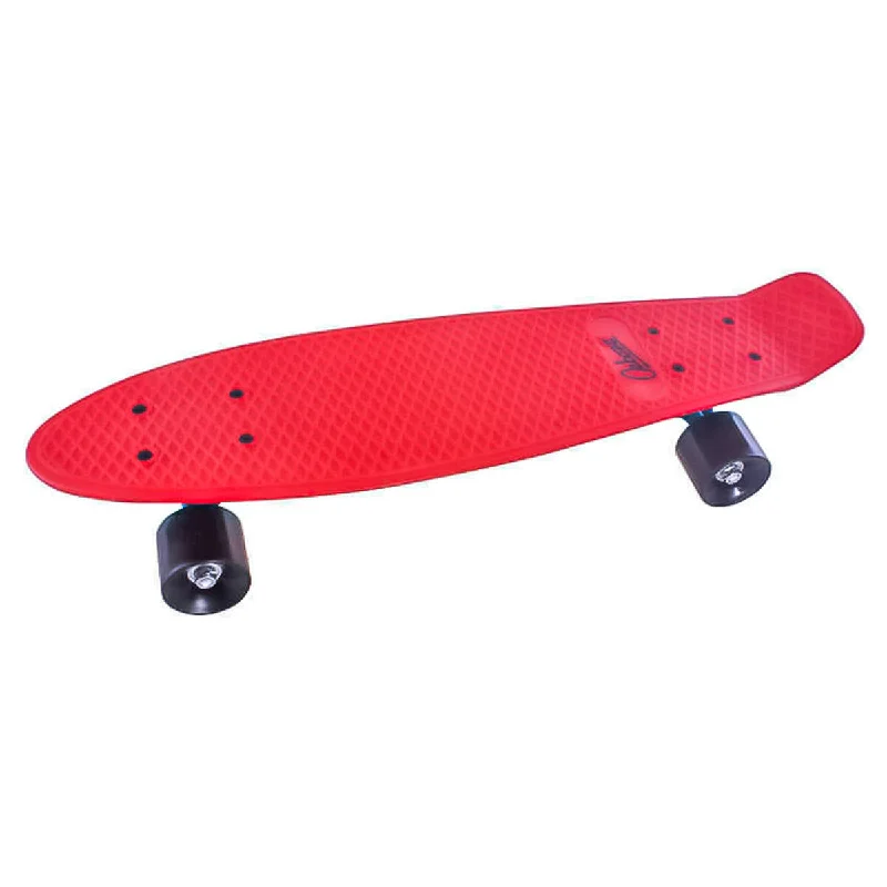 Ozbozz Red Plastic 22 inch Cruiser Skateboard