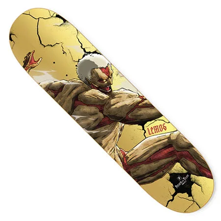 Primitive Skateboarding Attack on Titan Tiago Lemos Harden Deck