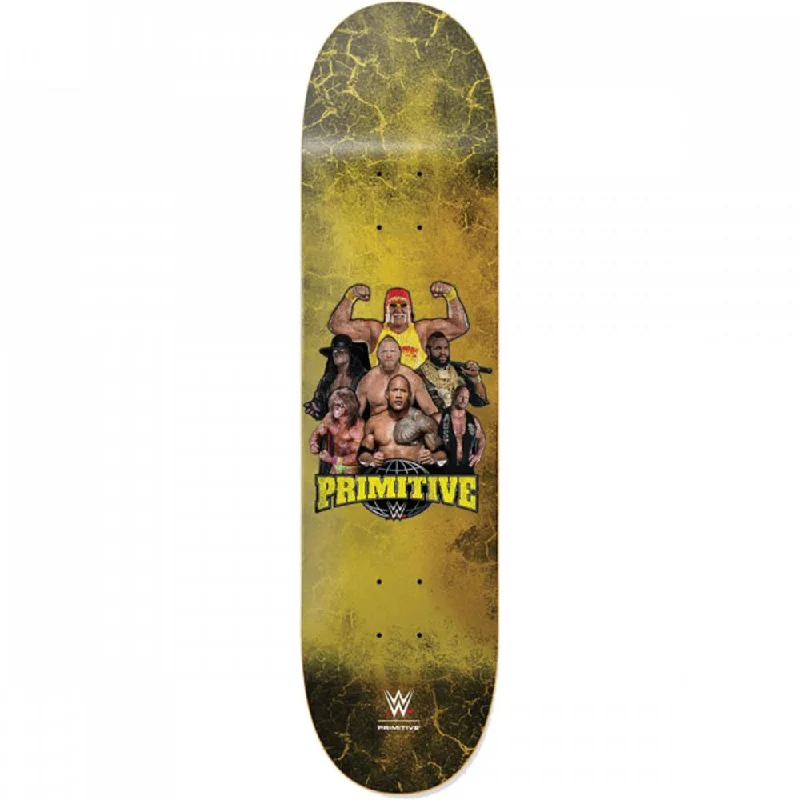 Primitive WWE Mania Team 8.38" Gold Skateboard Deck