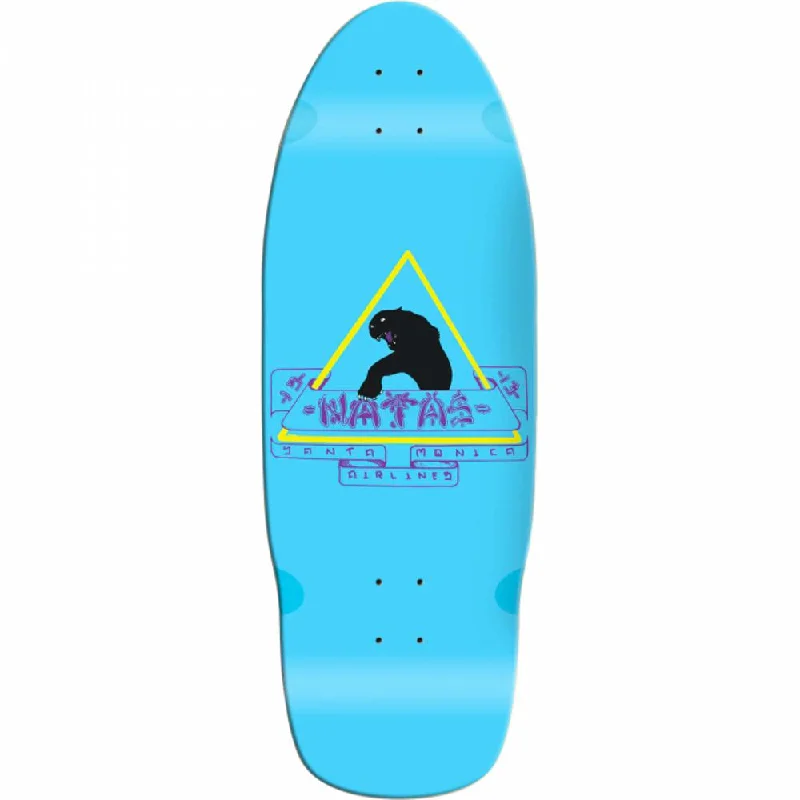 Santa Monica Airlines Natas 10" Blue Skateboard Deck