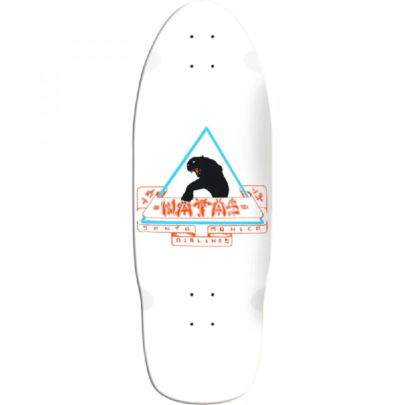 Santa Monica Airlines Natas 10" White Skateboard Deck