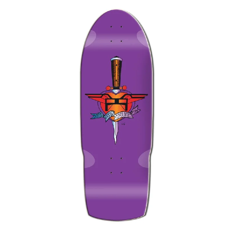 Santa Monica Airlines Purple Heart Attack 10.5" Skateboard Deck