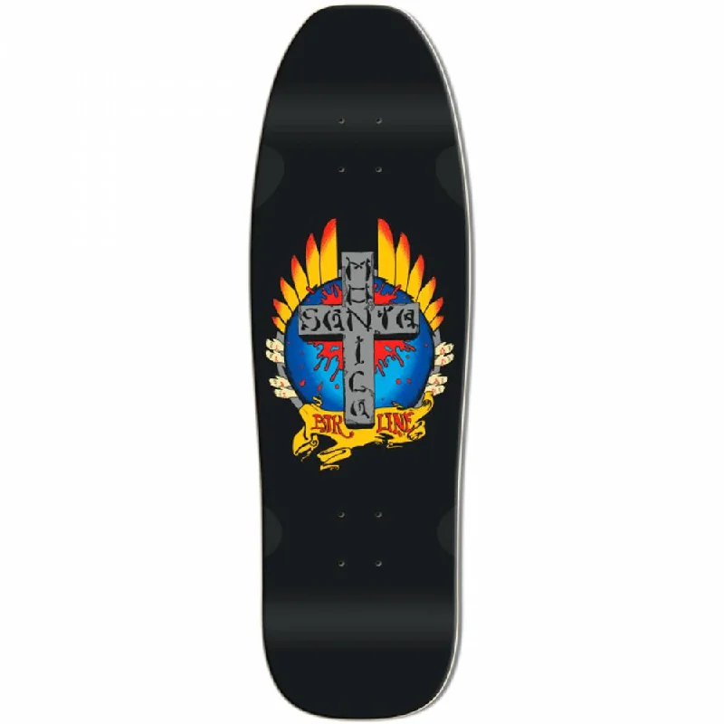 Santa Monica Airlines Stigmata 9.5" Black Skateboard Deck