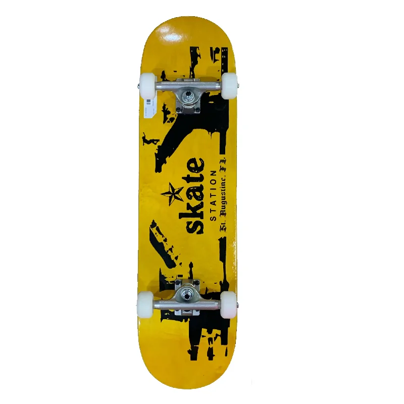 Skate Station Bridge Gap 8.0" Complete Skateboard - Yellow