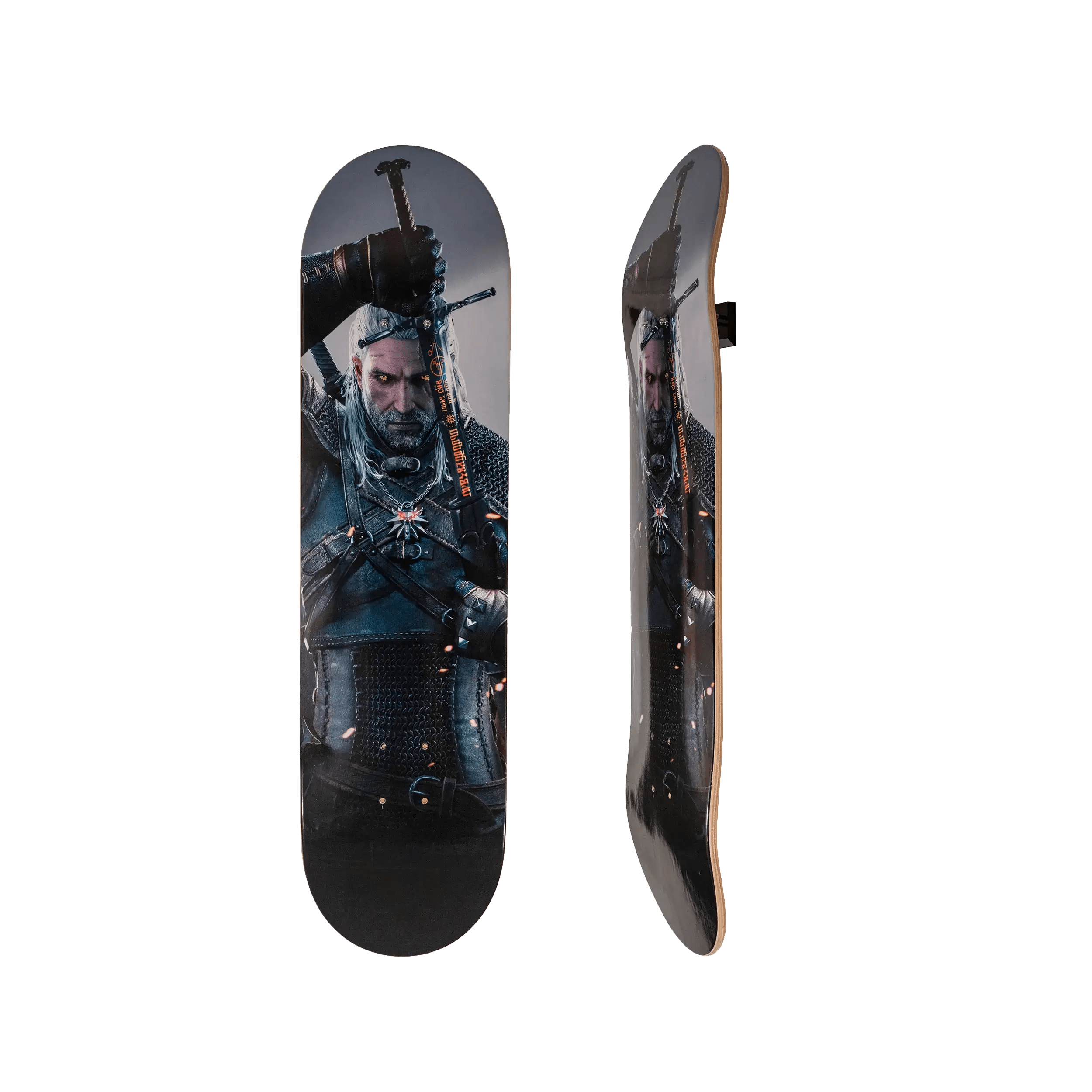 The Witcher Geralt Icon Skateboard Deck