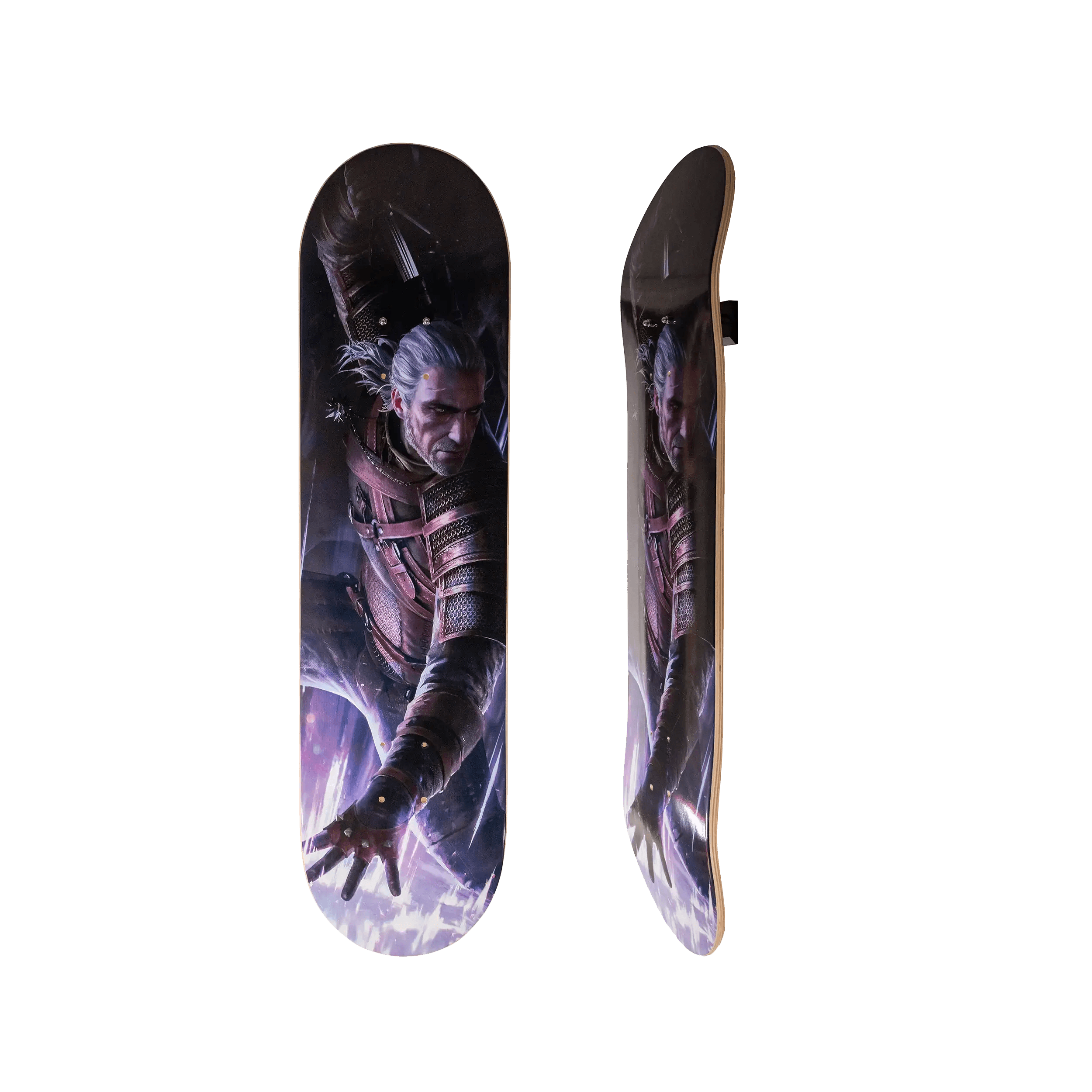 The Witcher Geralt Yrden Skateboard Deck