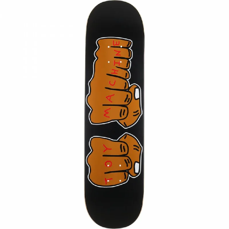 Toy Machine Fists #3 8.25" Black Skateboard Deck