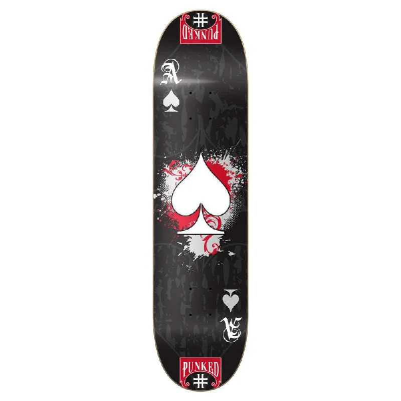 Yocaher Graphic Skateboard Deck - Ace Black