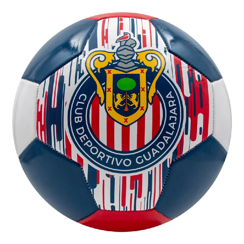 Club Guadalajara Soccer Ball for Recreational Use, No. 5 S100 White