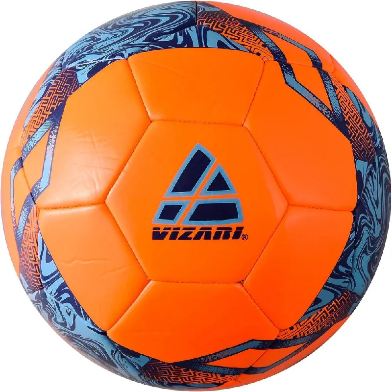 Toledo Soccer Ball for Kids and Adults -Orange/Blue