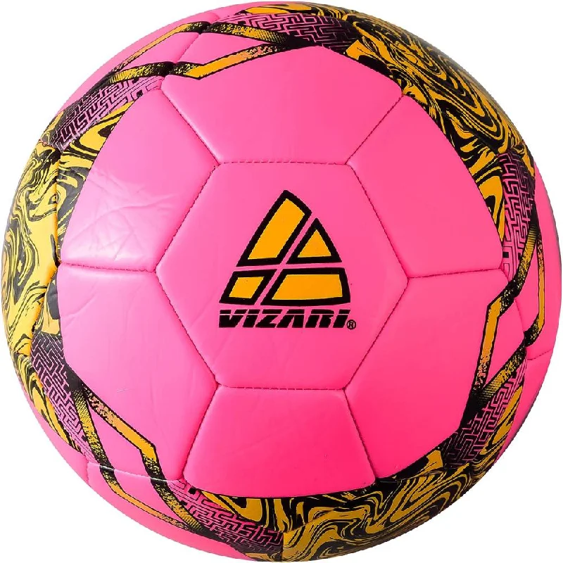 Toledo Soccer Ball For Kids And Adults - Pink/Neon Yellow