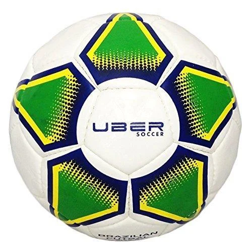 Uber Soccer Futsal Ball - Glossy Finish - Brazilian Colors