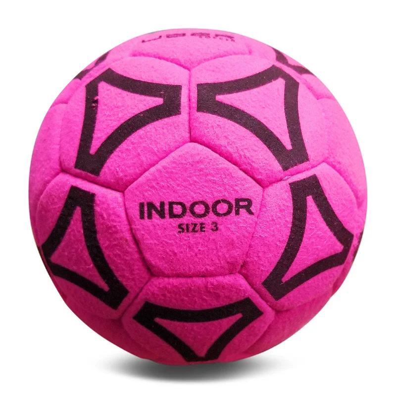 Uber Soccer Indoor Felt Soccer Ball - Neon Pink