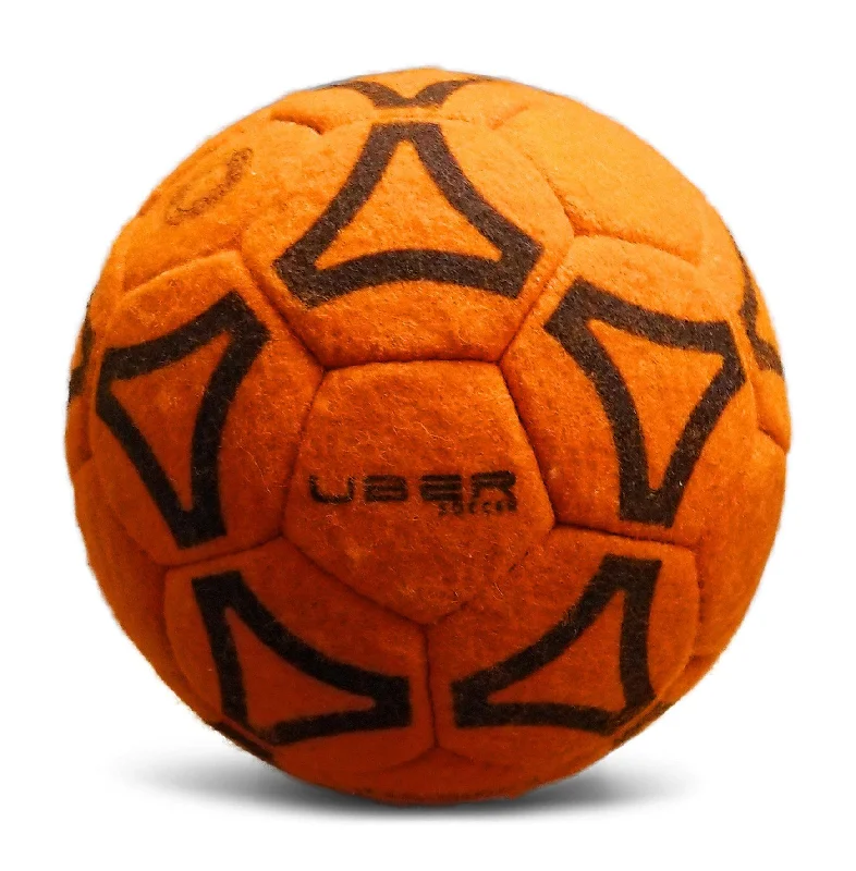 Uber Soccer Indoor Felt Soccer Ball - Orange