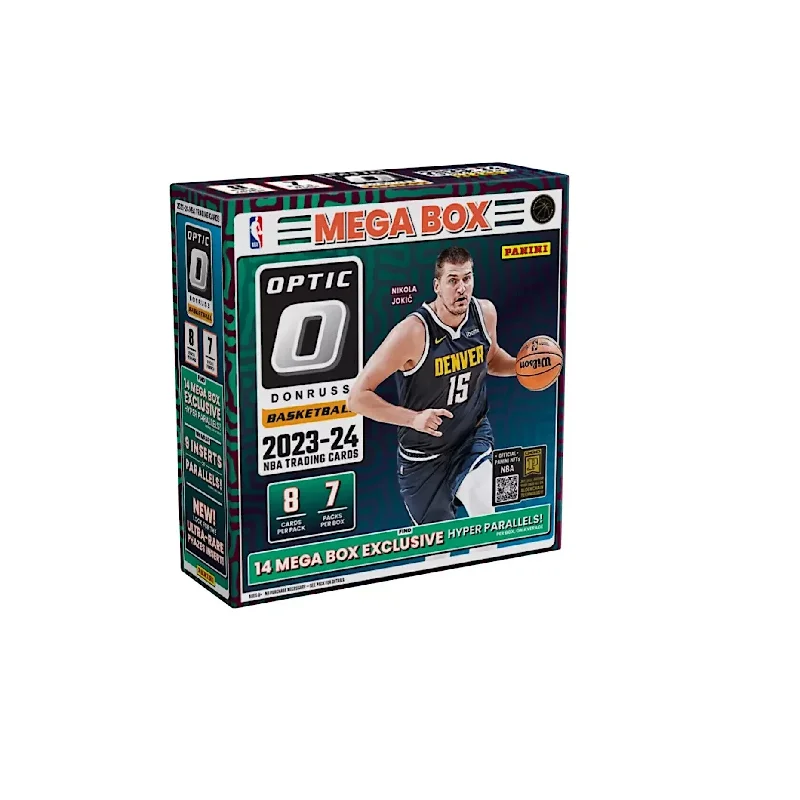 - Basketballs with advanced grip technology-  2023-24 Panini Donruss Optic Basketball Mega Box (Hyper Pink Prizms)