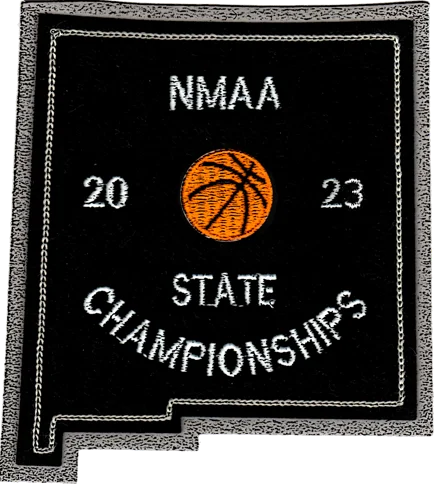 2023 NMAA State Championship Basketball Patch