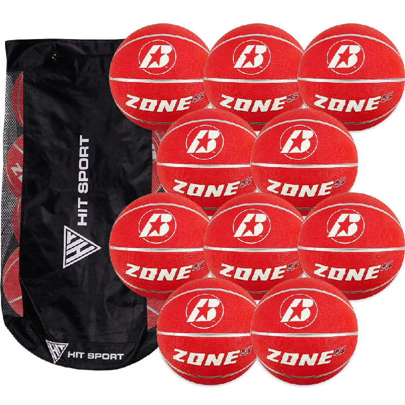 - Basketballs with extra padding-  Baden Zone Basketball (10 Pack w/ Bag) | Size 5