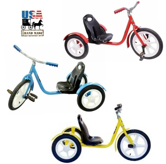 CHOPPER Style Tricycle - Amish Handcrafted Quality in 3 Colors