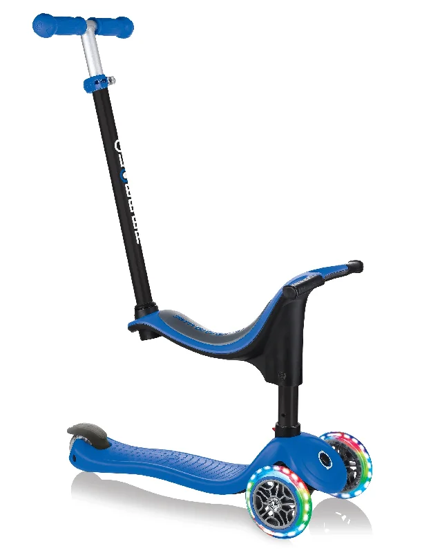 Globber EVO 4-in-1 with Lights Navy Blue