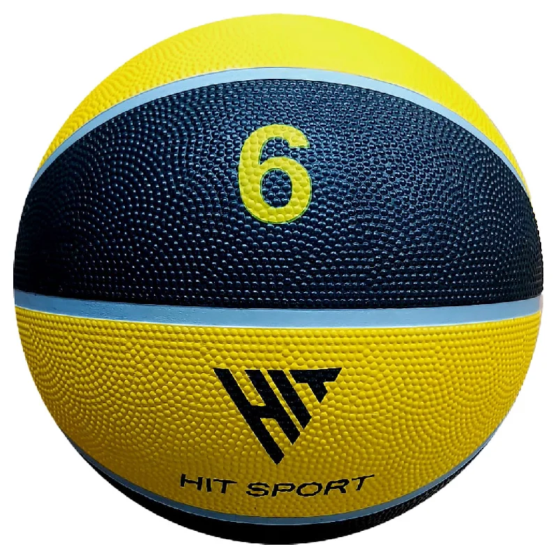 - Air-filled basketballs for better play-  Hit Sport Trainer Yellow Basketball | Size 6