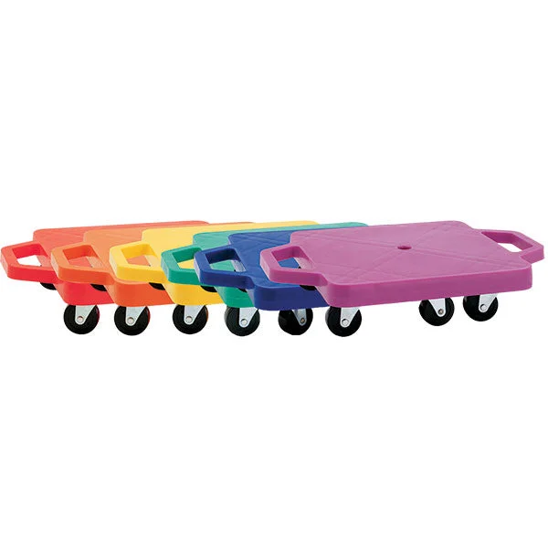 Inch Heavy-Duty Scooters With Handles, Set of 6