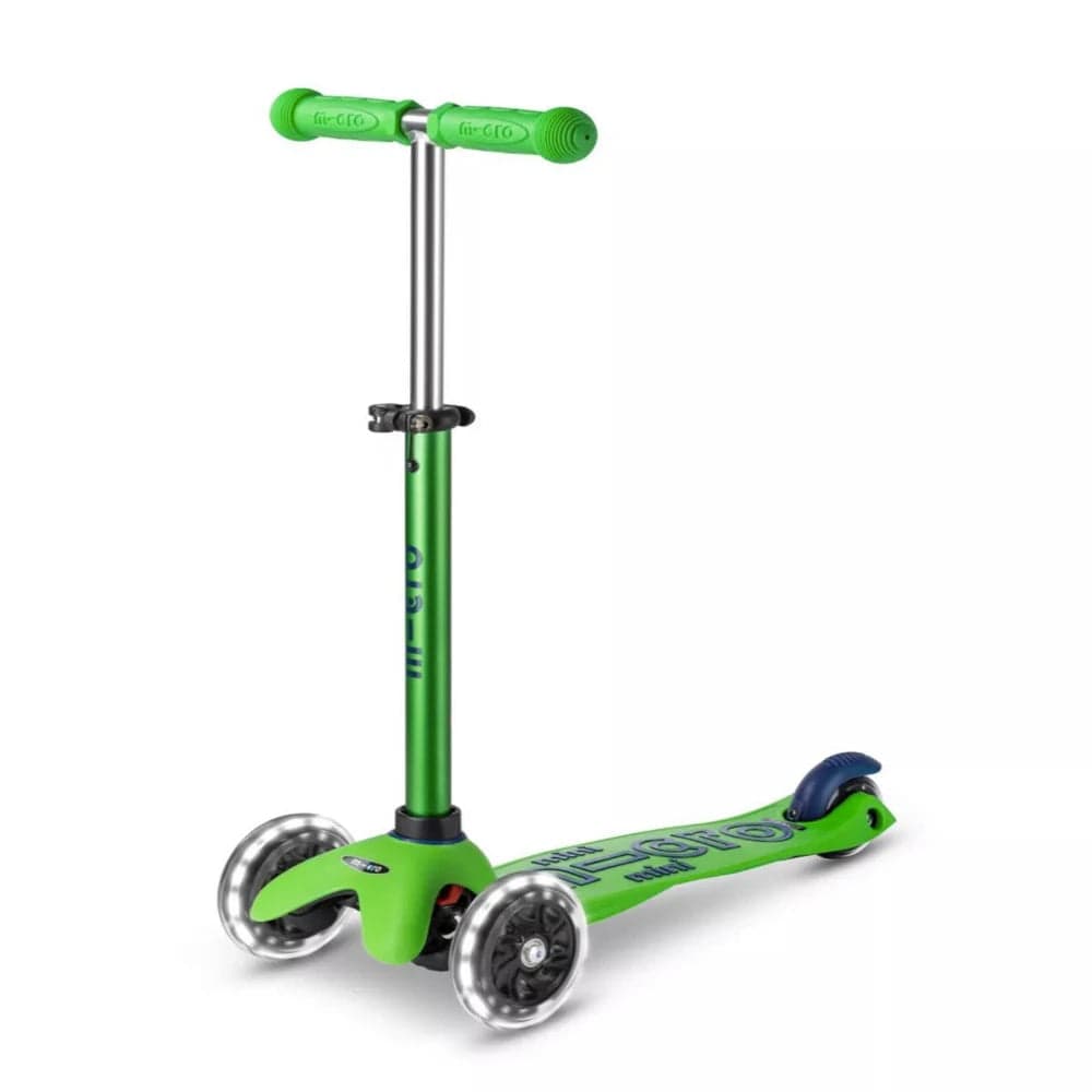 Mini LED Scooter Green / Blue