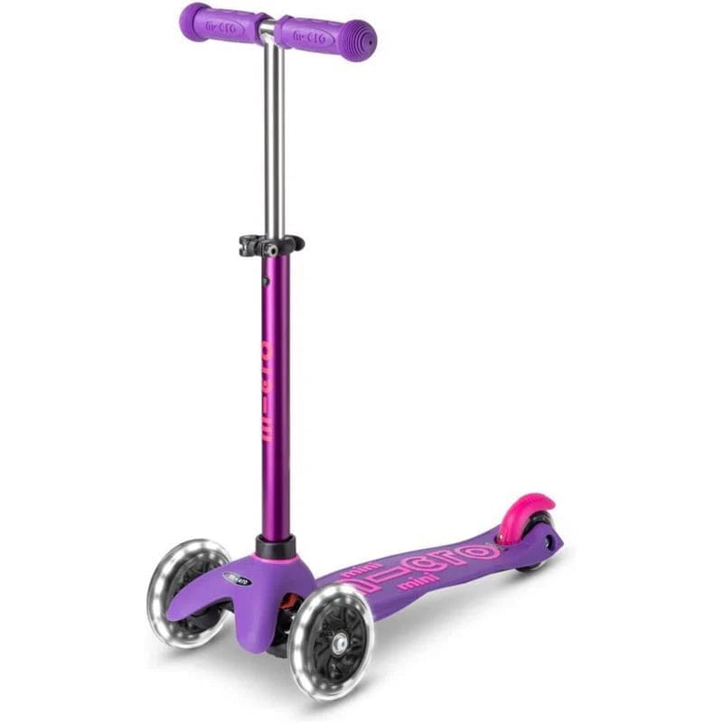 Mini LED Scooter - Purple / Pink