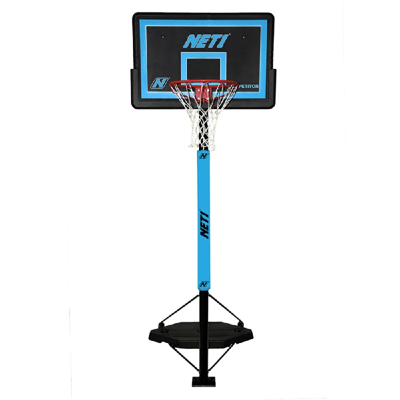 - Basketballs for indoor games and leagues-  NET1 Competitor Portable Basketball System