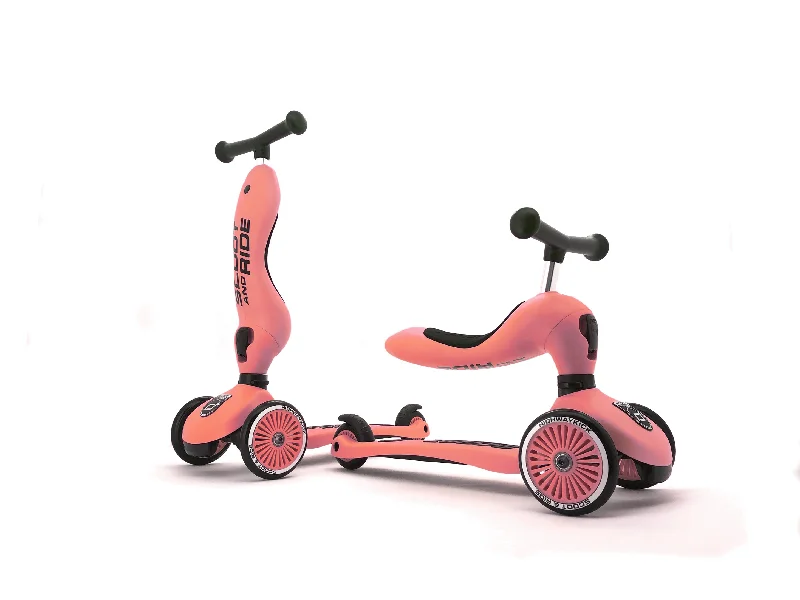 Scooter - Highwaykick 1 - 2 in 1 Kickboard/ Kickboard with Seat - Peach