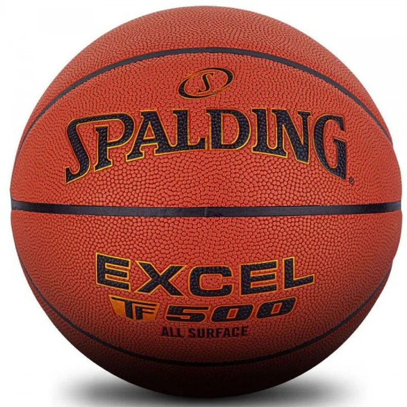 - Basketballs for all-weather conditions-  Spalding TF-500 Excel Basketball