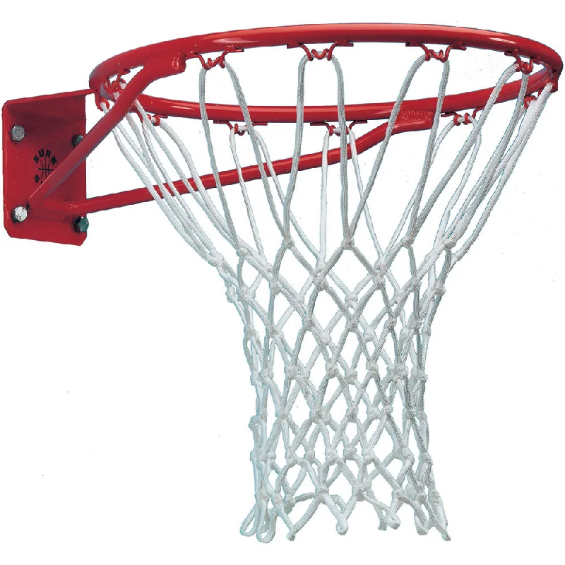 - Basketballs for outdoor play in hot weather-  Sure Shot 263 Ultra Heavy Duty Basketball Ring & Net