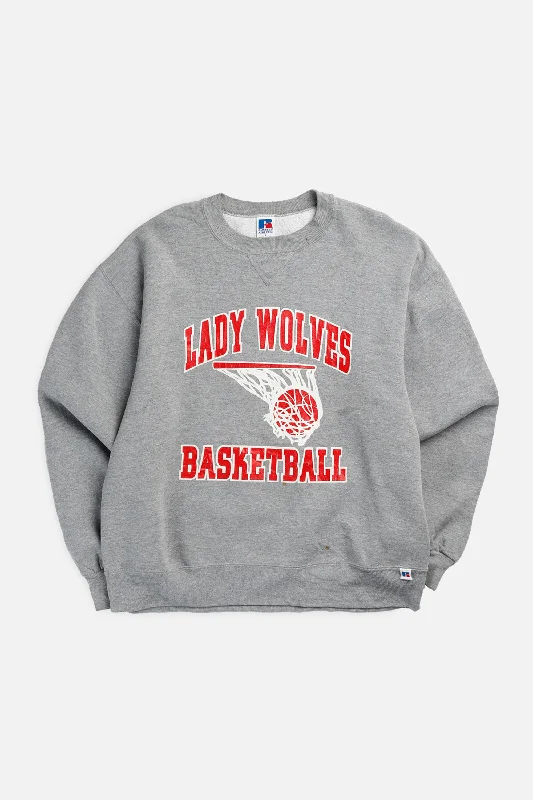 Vintage Lady Wolves Basketball Sweatshirt - L