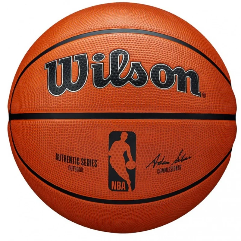 - Basketballs for official competitions-  Wilson NBA Authentic Series Outdoor Basketball