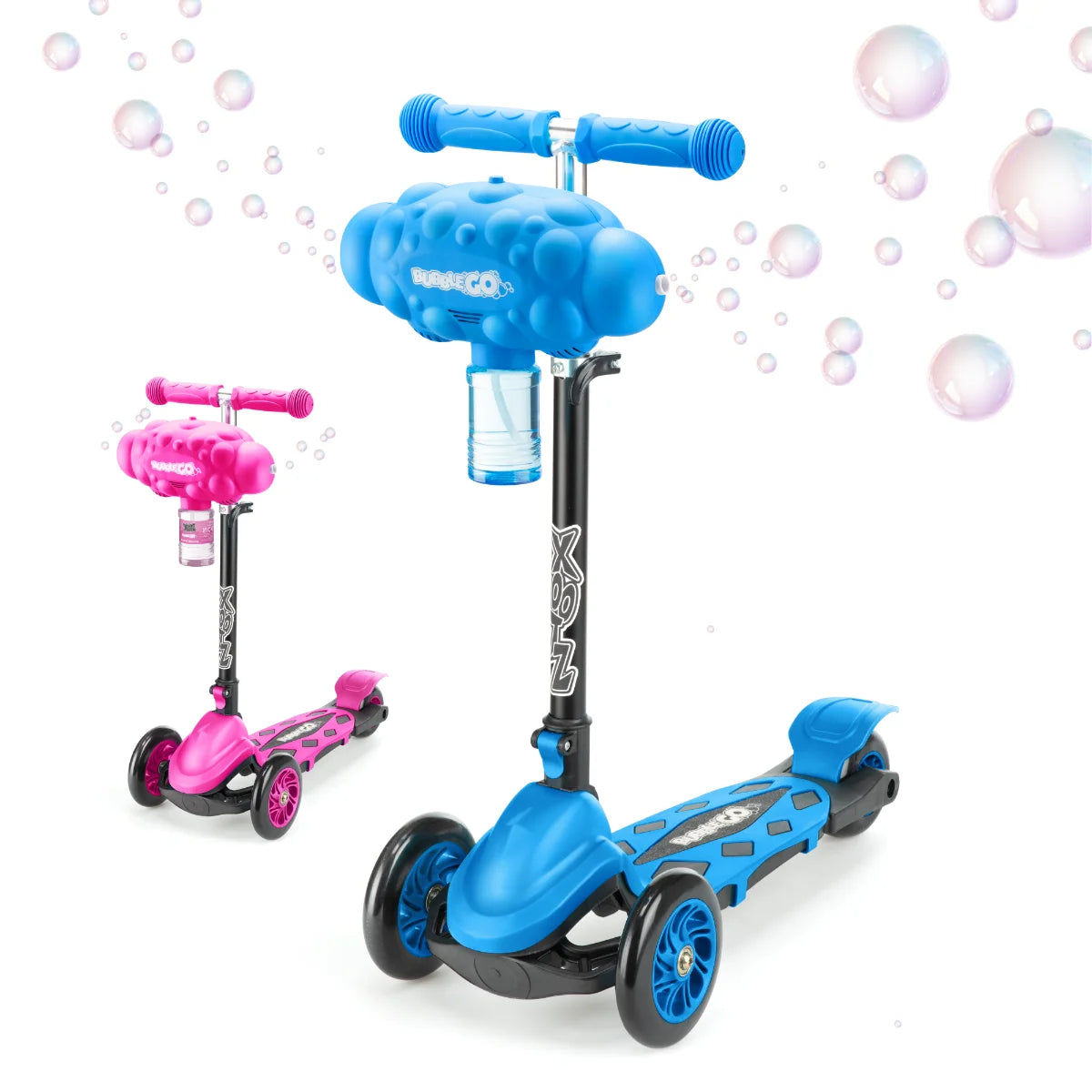 Xootz Bubble Go Foldable Tri-Scooter - Blue