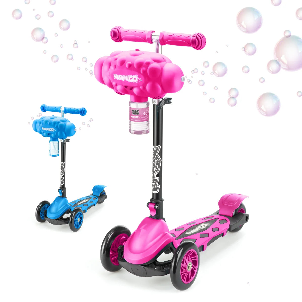 Bubble Go Foldable Tri-Scooter - Pink