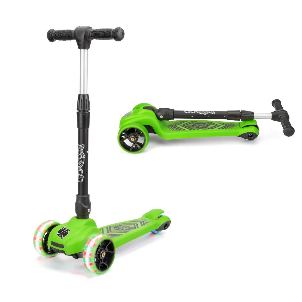 Xootz Scout Tri-Scooter - Green